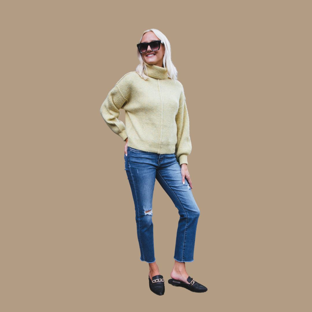 Stilla | Klassisk Rullekrave sweater i strik til damer