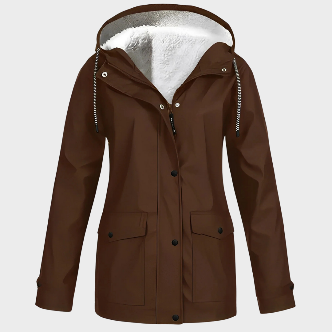 Stilla | Fleece Fôret Regnjakke