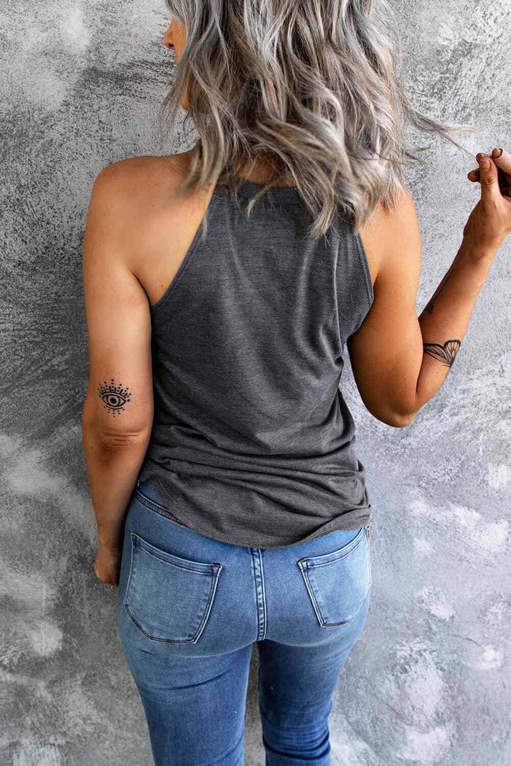 Stilla | Hem Grecian Tank Top