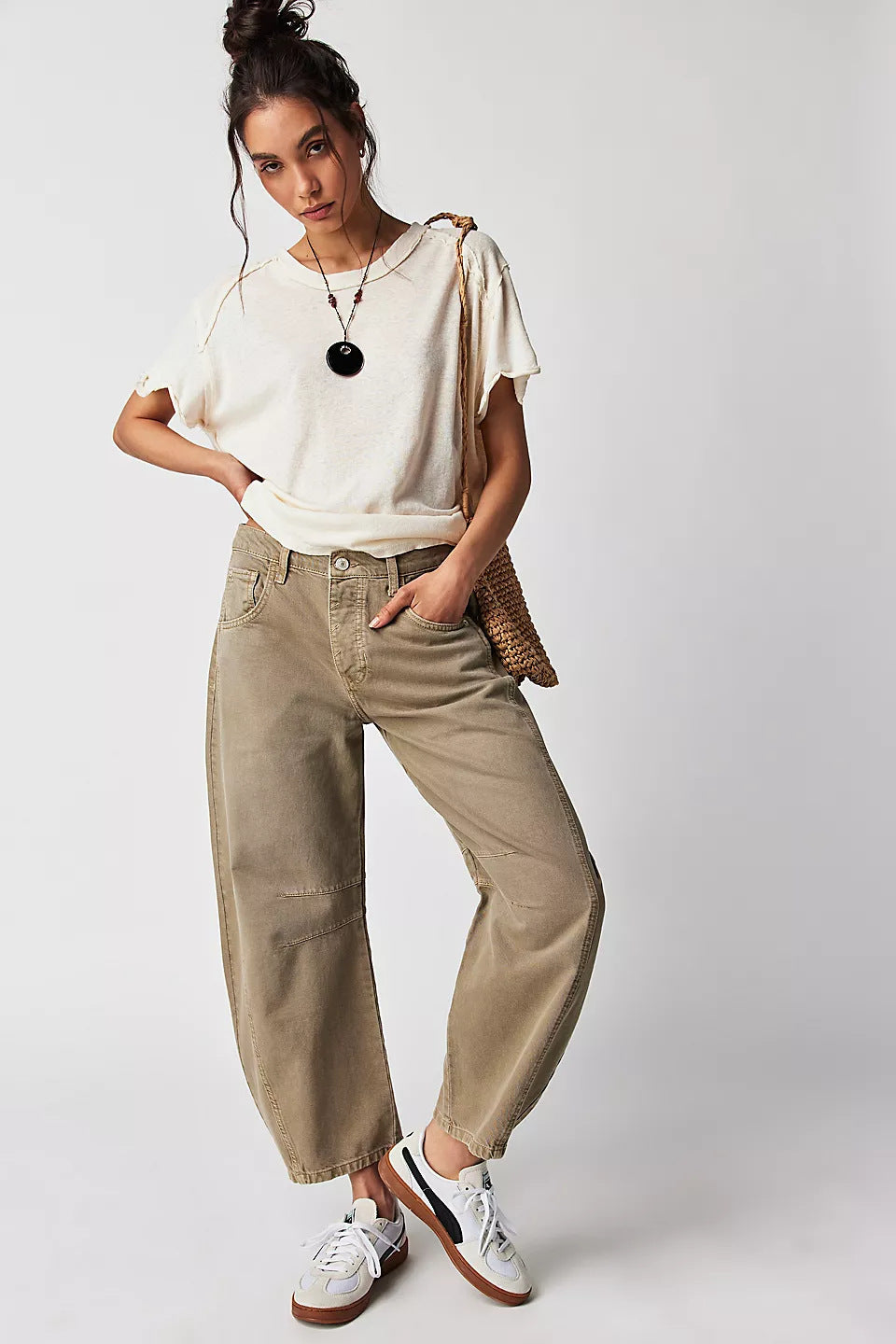 Stilla | Mid|Rise Barrel Jeans