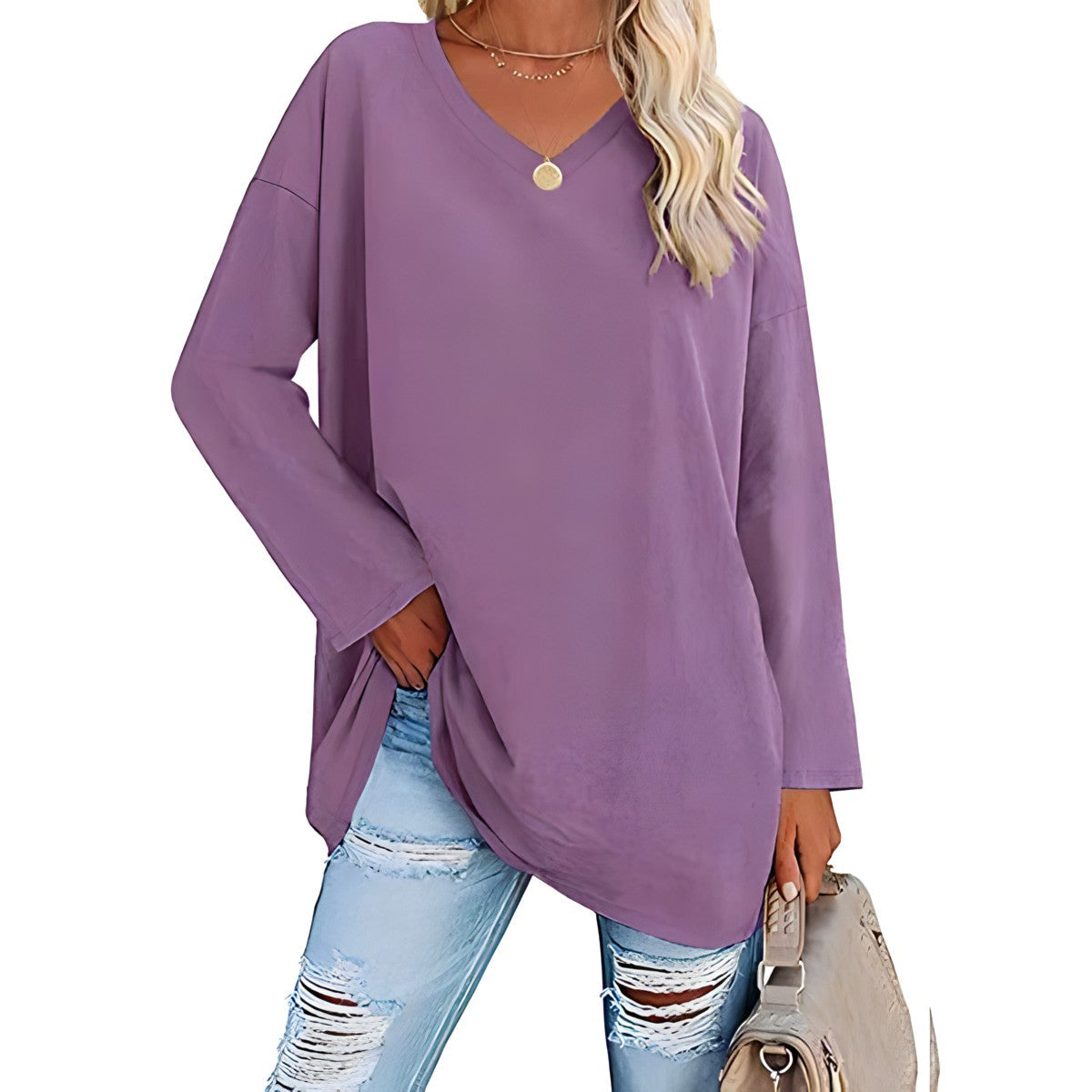 Stilla | Afslappet V-hals Sweater