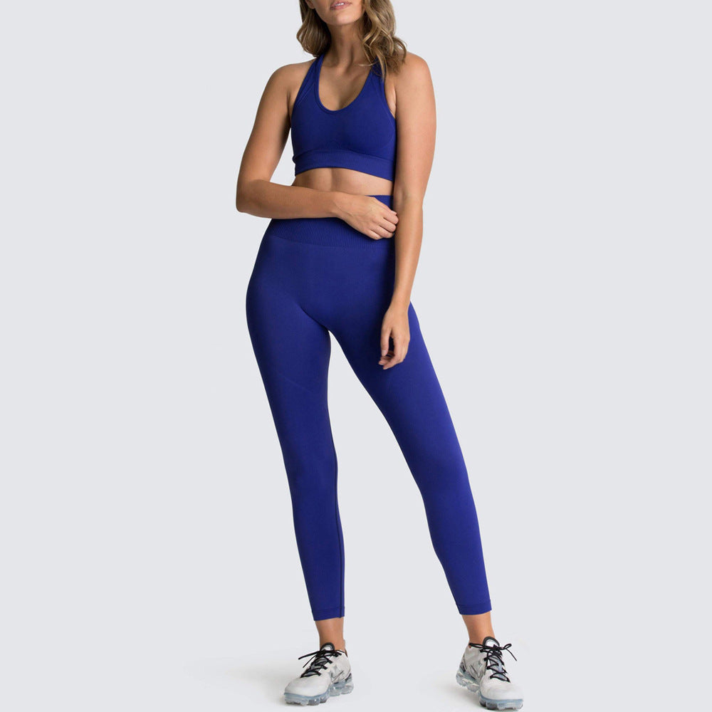 Dame Sports-BH og Høj Talje Leggings Sæt med åndbar og figurskabende egenskab Stilla