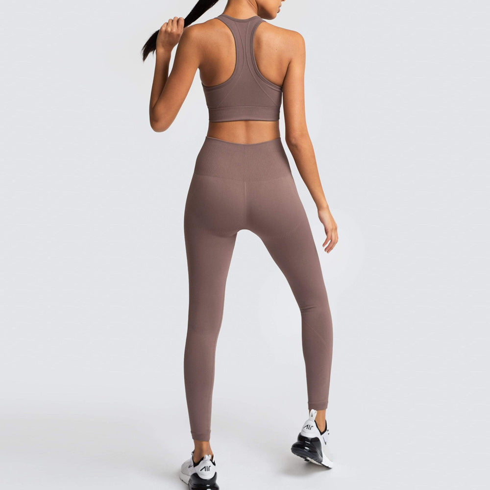 Dame Sports-BH og Høj Talje Leggings Sæt med åndbar og figurskabende egenskab Stilla