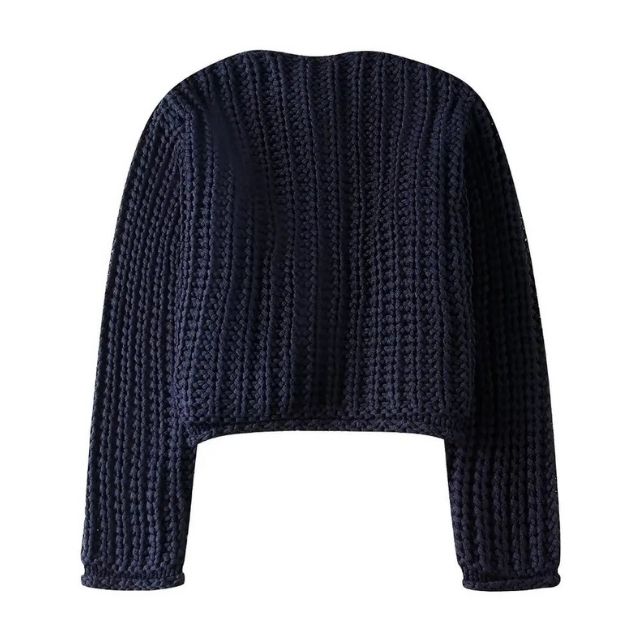 Stilla | Chunky strik cardigan med store knapper