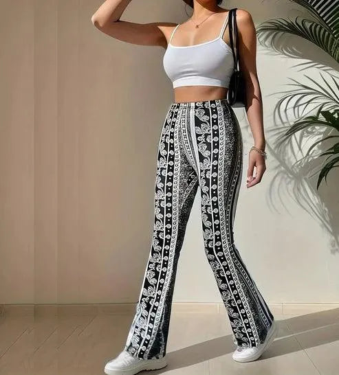 Stilla | Bukser Trendy Print Flatterende Pasform, Komfortabel Stof Perfekt Til Daglig Brug