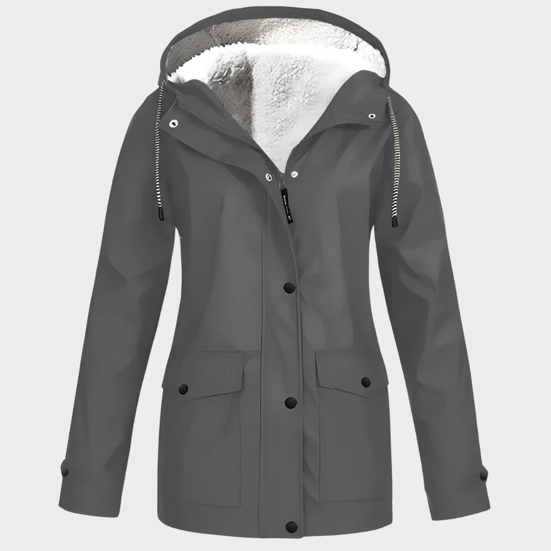 Stilla | Fleece Fôret Regnjakke