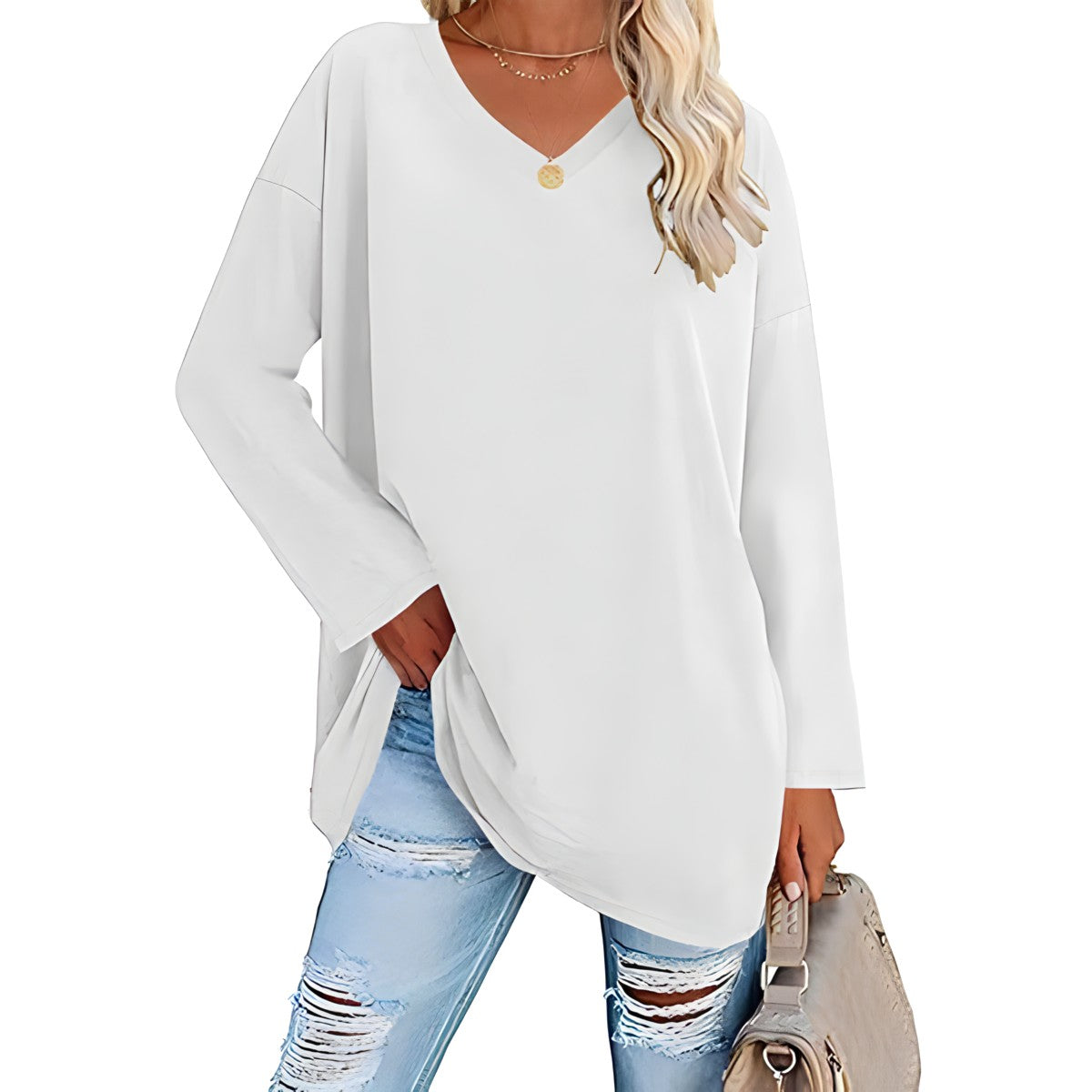 Stilla | Afslappet V-hals Sweater