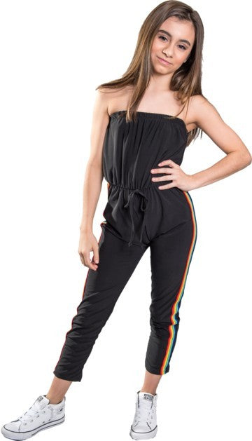 Stilla | Rainbow Stripe Side Jumpsuit