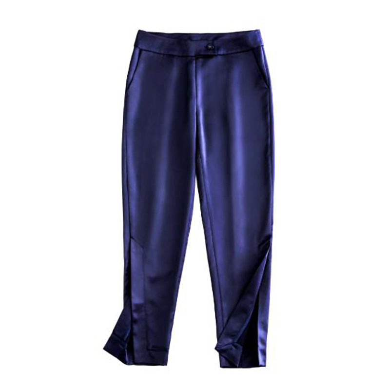 Dame elegant Couture-bukser med sidelæg og kvalitetsstof Stilla