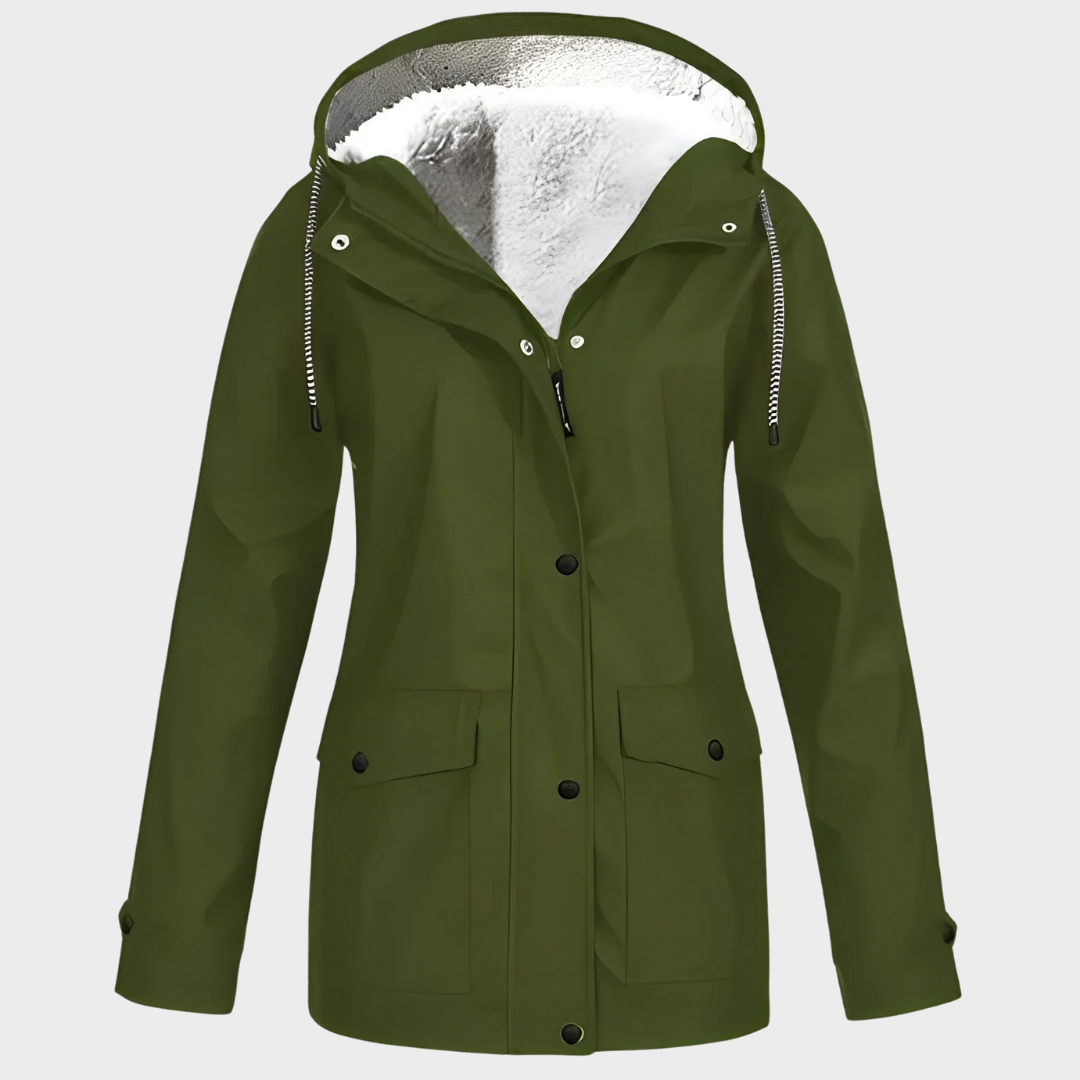 Stilla | Fleece Fôret Regnjakke