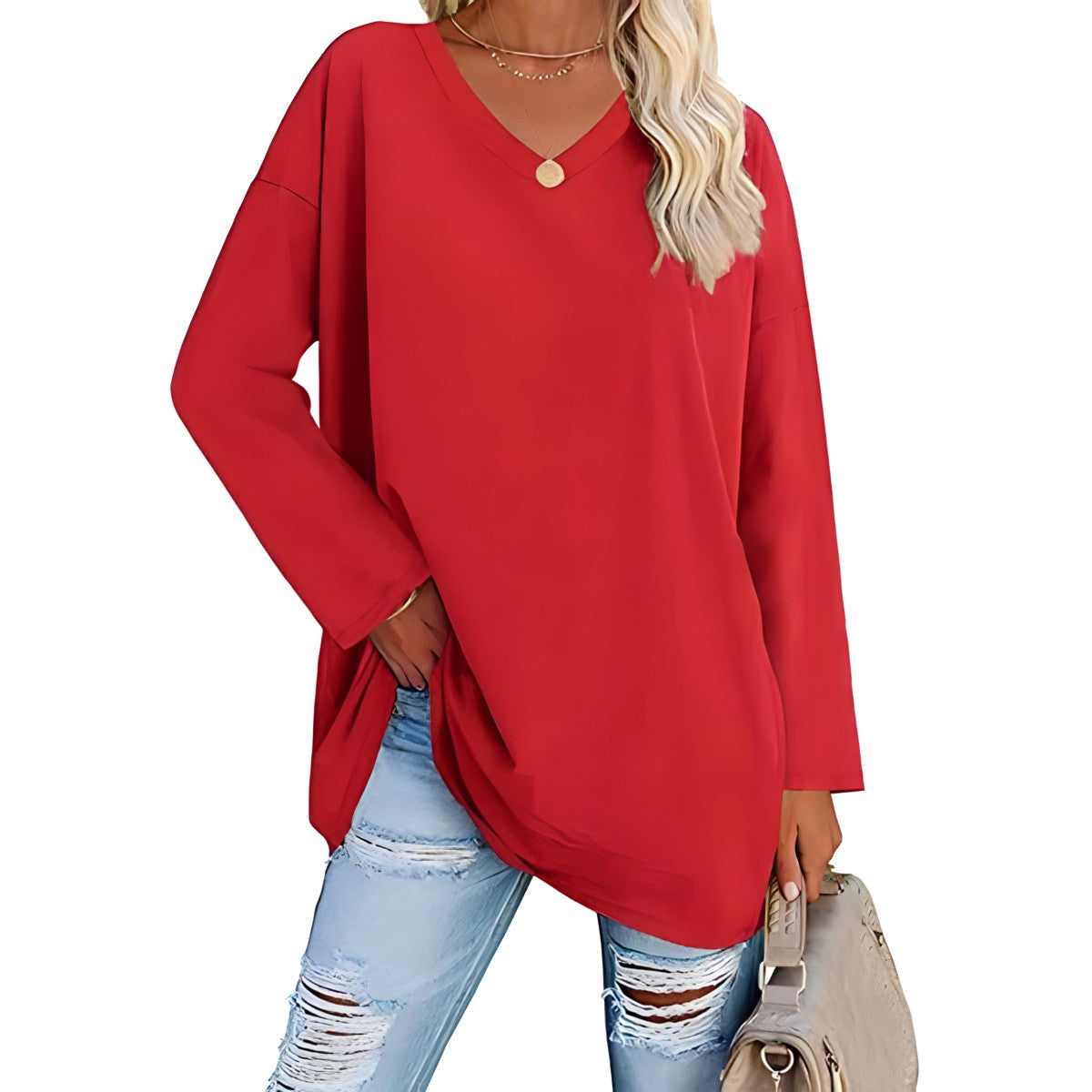 Stilla | Afslappet V-hals Sweater