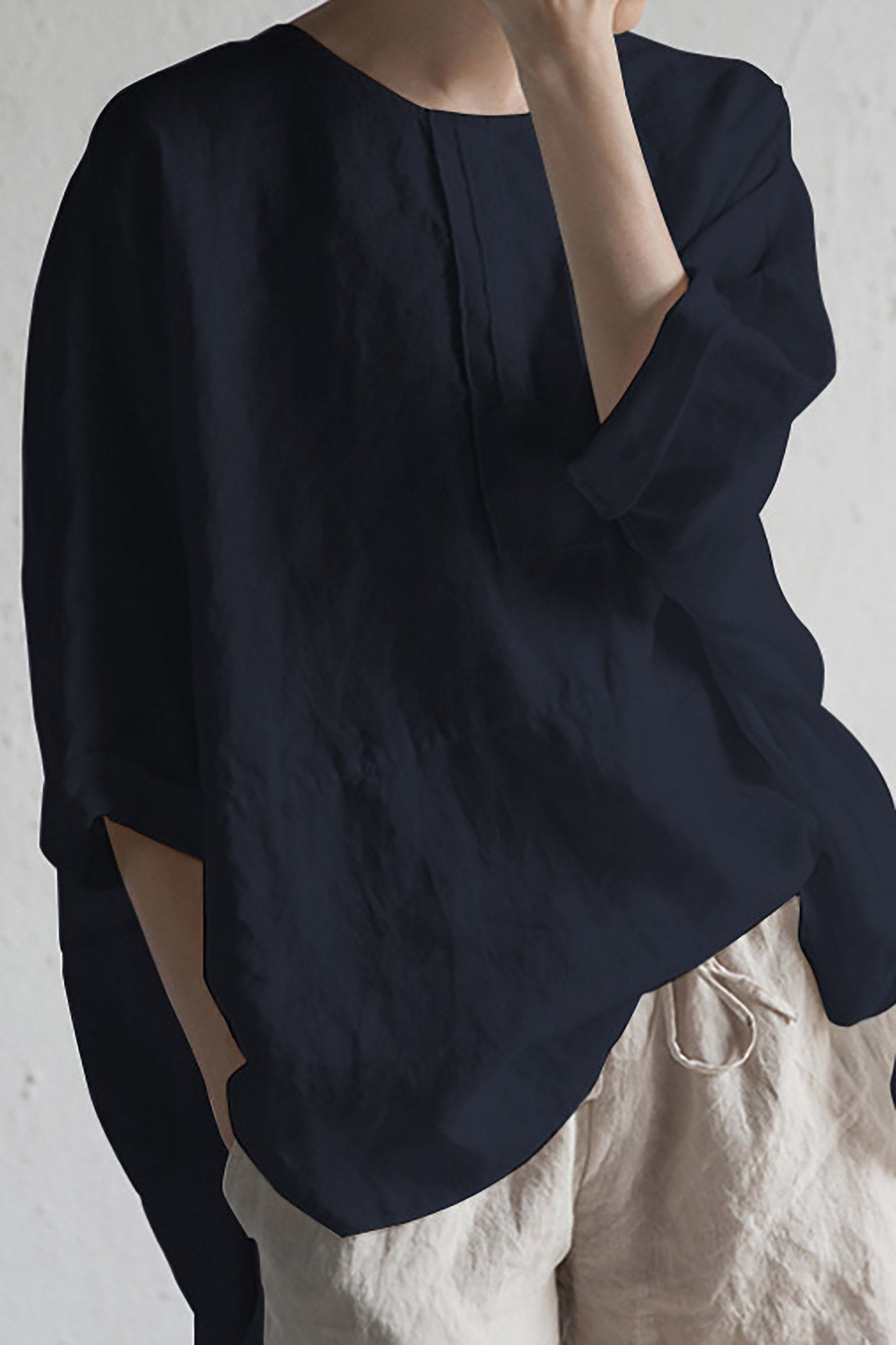 Stilla | Smart japansk bluse i hør