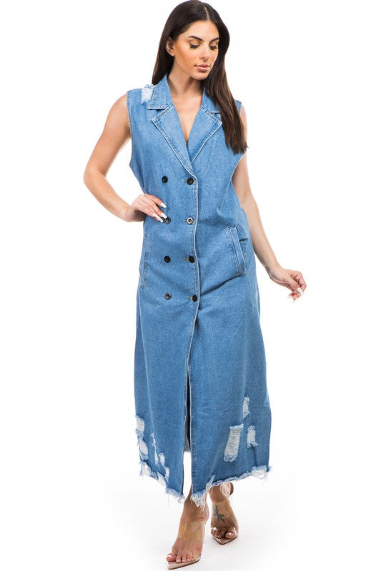 Stilla | Denim Vest Kjole