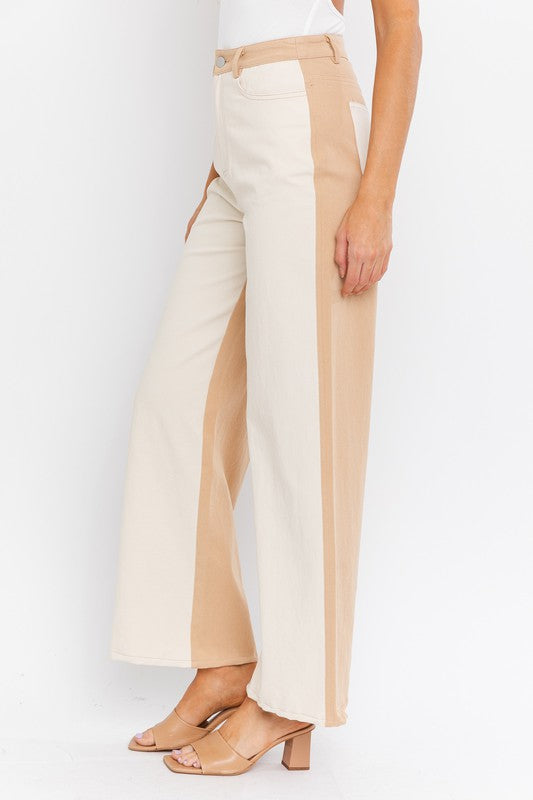 Stilla | Block Twill Straight Bukser