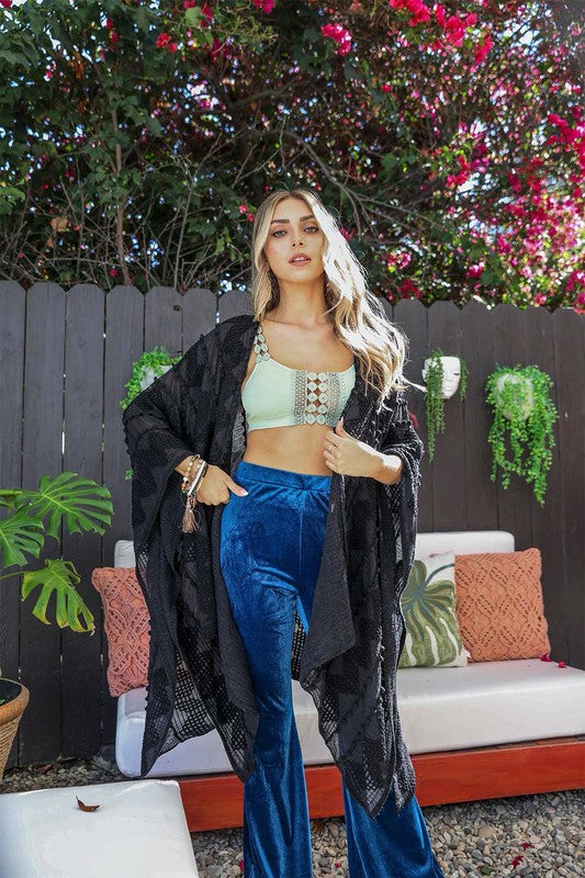 Stilla | Zig Zag Blød Kimono