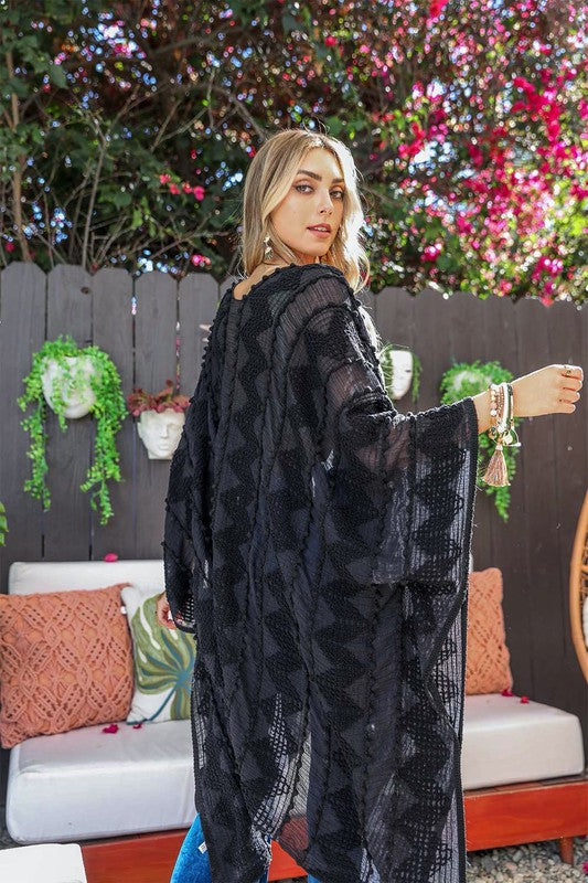 Stilla | Zig Zag Blød Kimono