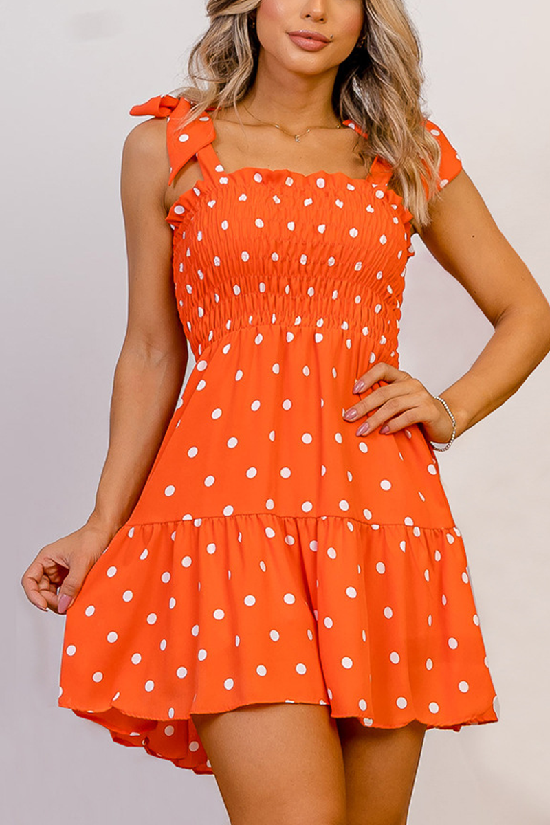 Stilla | Depend on You Polka Dot Print Mini Kjole