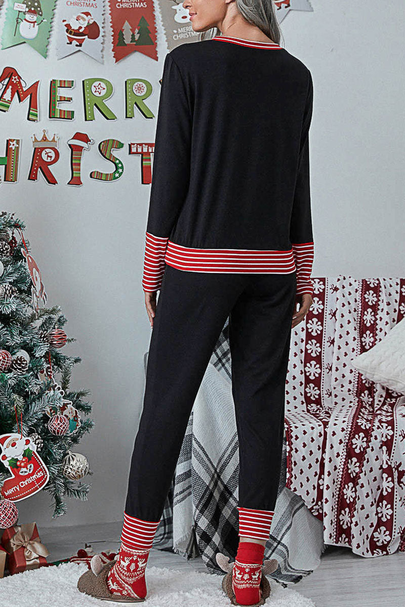 Stilla | To-delt Sæt Med Rund Halsudskæring og Patchwork Print Fashion Living