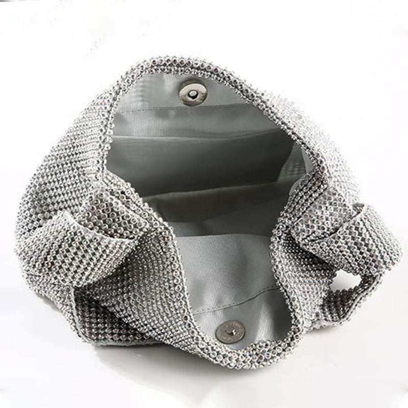 Stilla | Mode Solid Rhinestone Patchwork Tasker