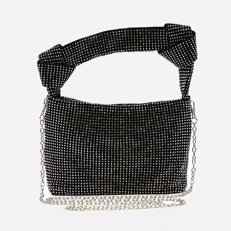 Stilla | Mode Solid Rhinestone Patchwork Tasker