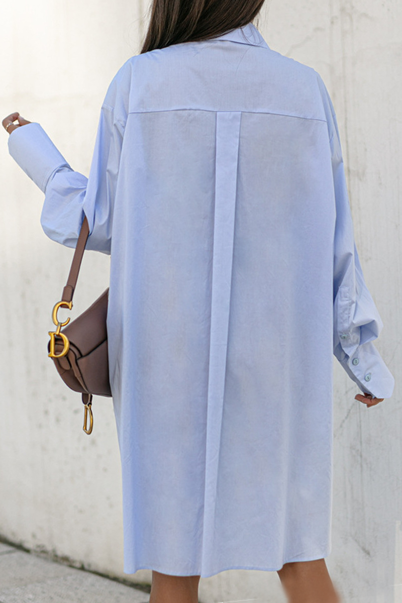 Stilla | Casual bluser med asymmetrisk krave og fast sløjfe