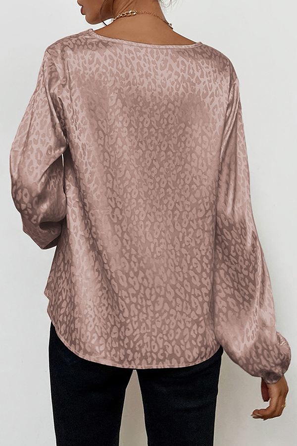 Stilla | Elegante Patchwork Basics Bluser Med V-udskæring