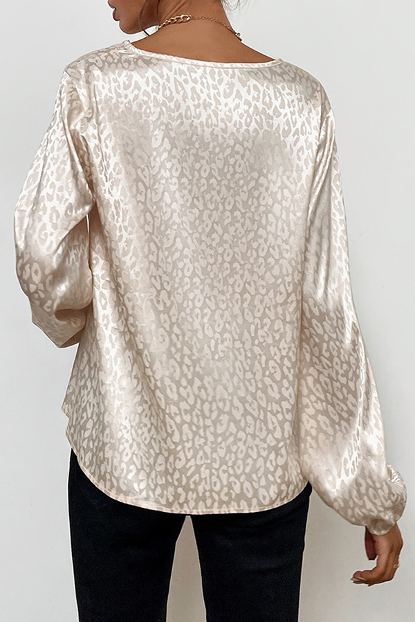 Stilla | Elegante Patchwork Basics Bluser Med V-udskæring