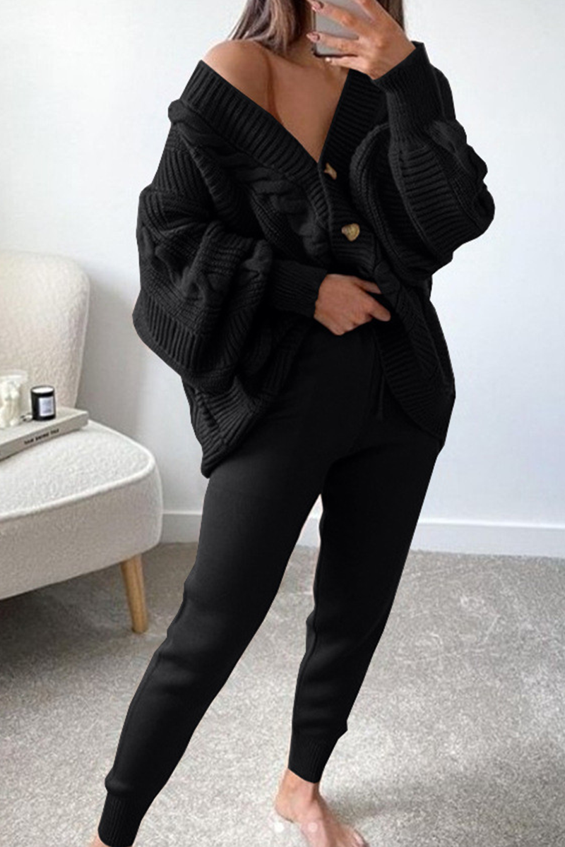 Stilla | To-delt Casual Patchwork Jumpsuit Med V-hals og Lange Ærmer