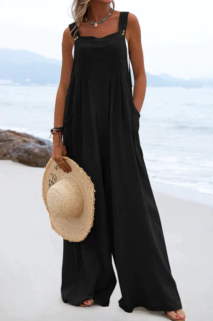 Stilla | Casual Jumpsuits Med Firkantet Krave