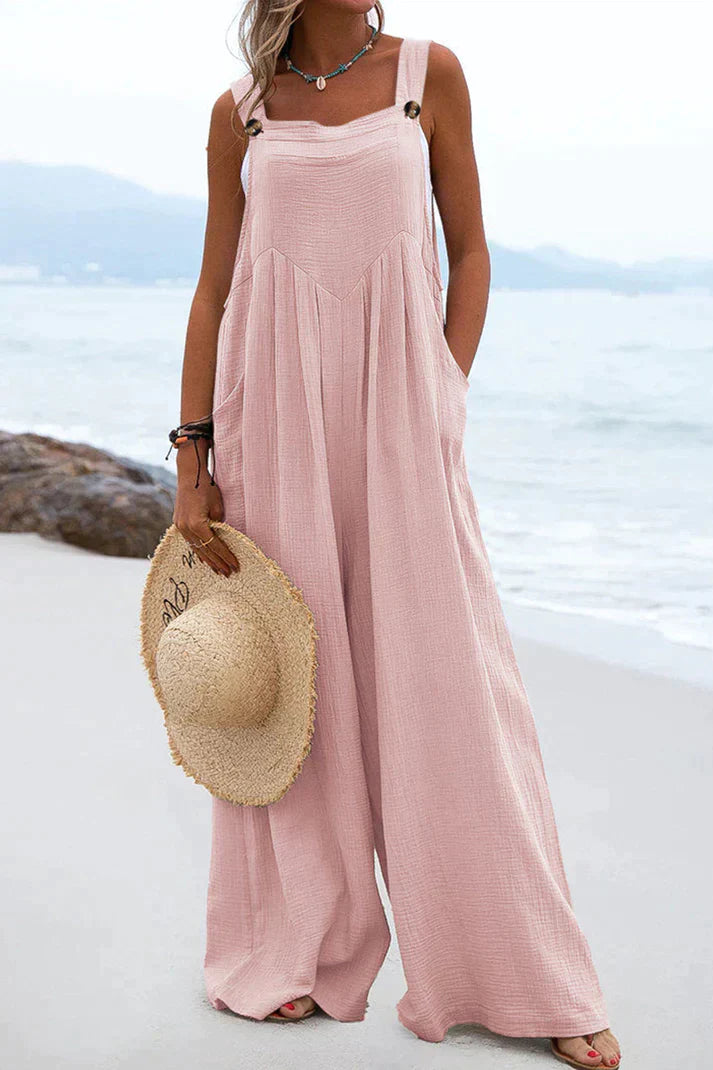 Stilla | Casual Jumpsuits Med Firkantet Krave