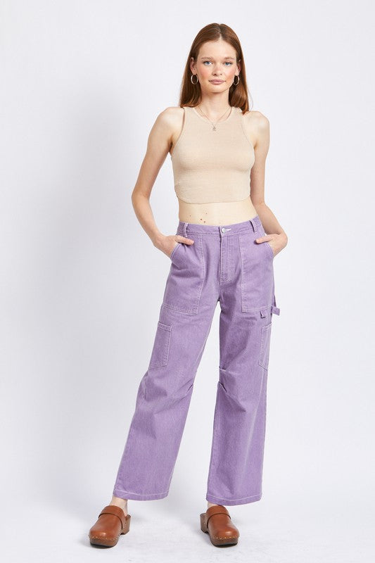 Stilla | Rise Fit Cargo Bukser