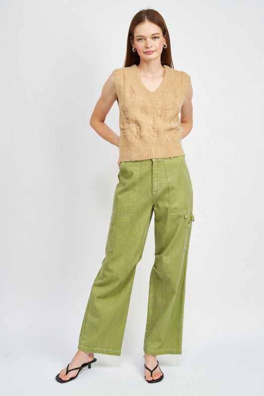 Stilla | Rise Fit Cargo Bukser