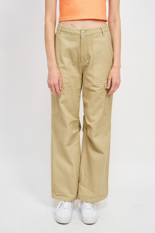 Stilla | Rise Fit Cargo Bukser