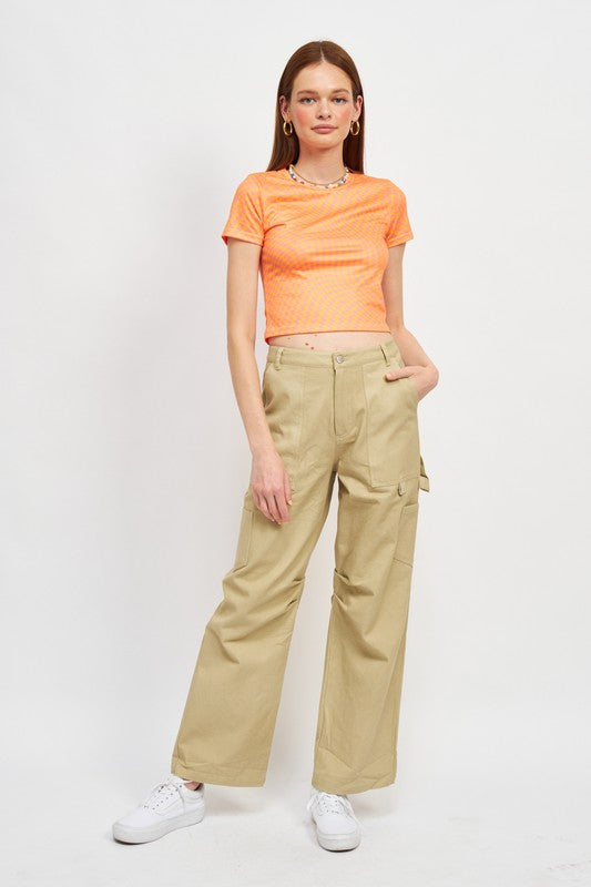 Stilla | Rise Fit Cargo Bukser