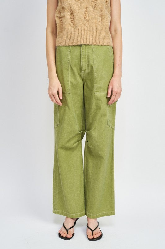 Stilla | Rise Fit Cargo Bukser