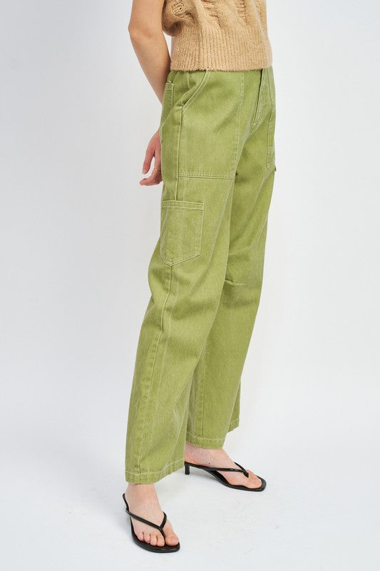 Stilla | Rise Fit Cargo Bukser