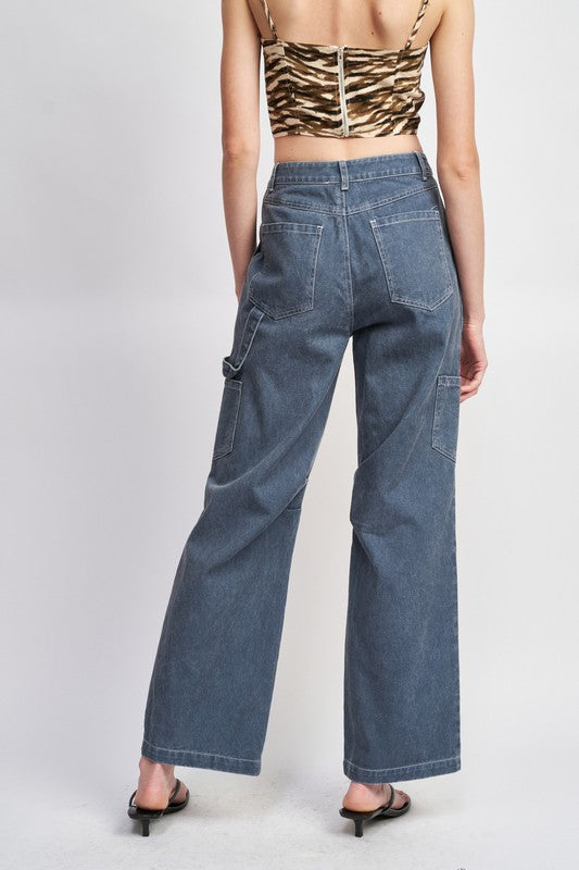 Stilla | Rise Fit Cargo Bukser