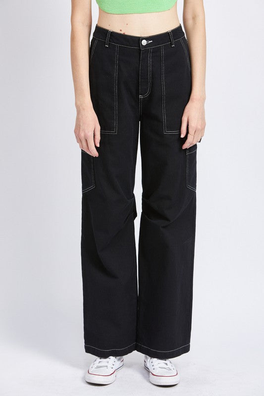 Stilla | Rise Fit Cargo Bukser