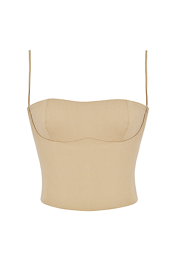 Stilla | Elegante Struktureret Korset Med Bukser