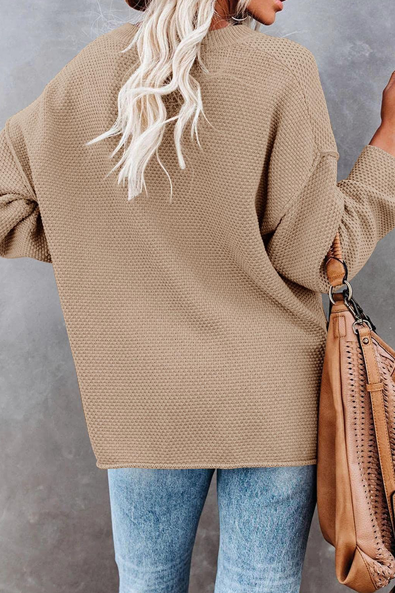 Stilla | Casual V-udskæring Pullover Med Fast Loop