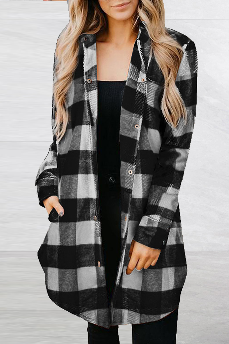 Stilla | Ensfarvet Casual Bluser Med St åkrave og Patchwork Lukning