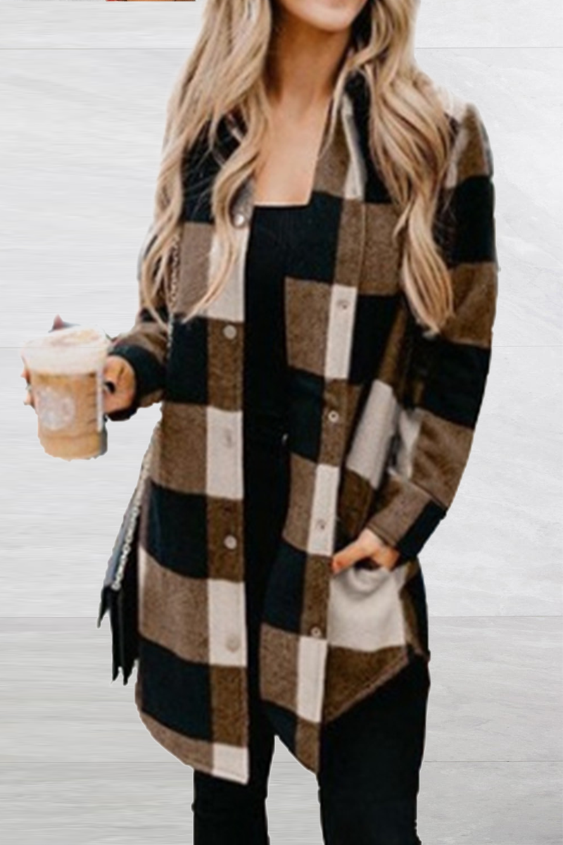 Stilla | Ensfarvet Casual Bluser Med St åkrave og Patchwork Lukning