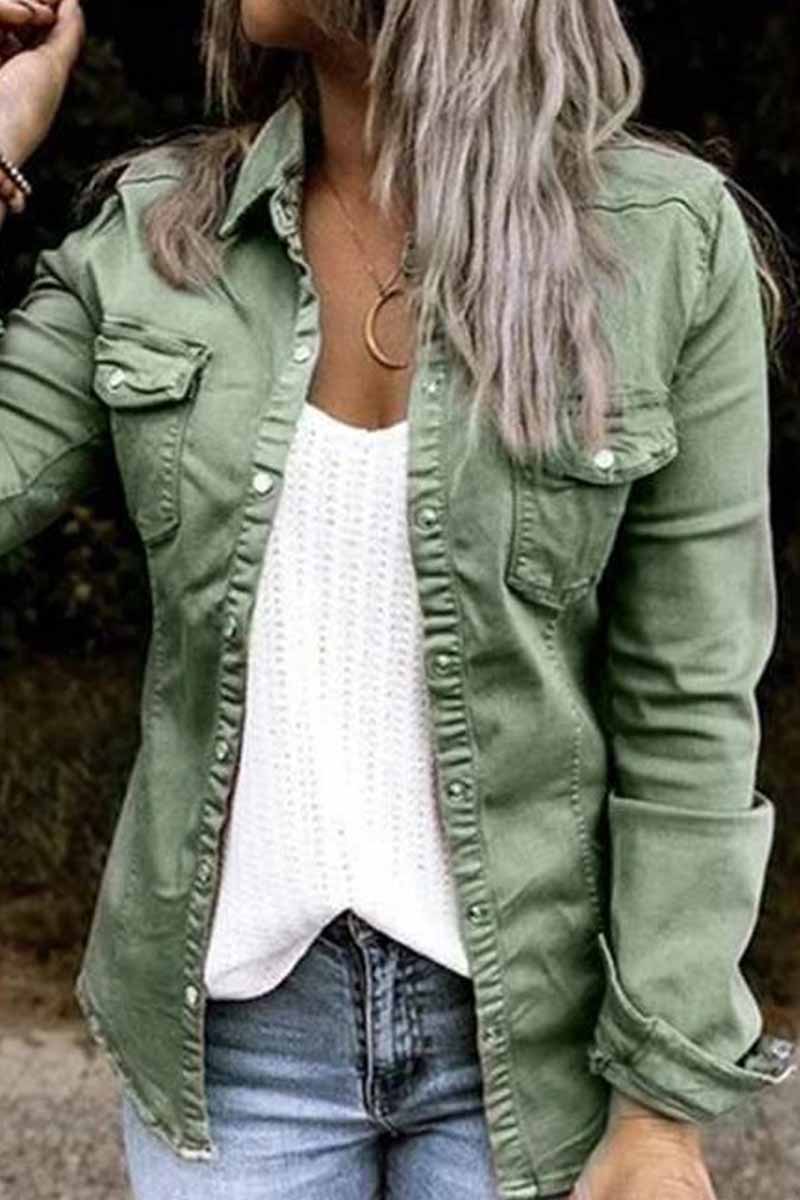 Stilla | Moderne, Sexet Strikjakke Til Voksne, Med Omkrølbar Krave, Lange Ærmer, Normale Jeans
