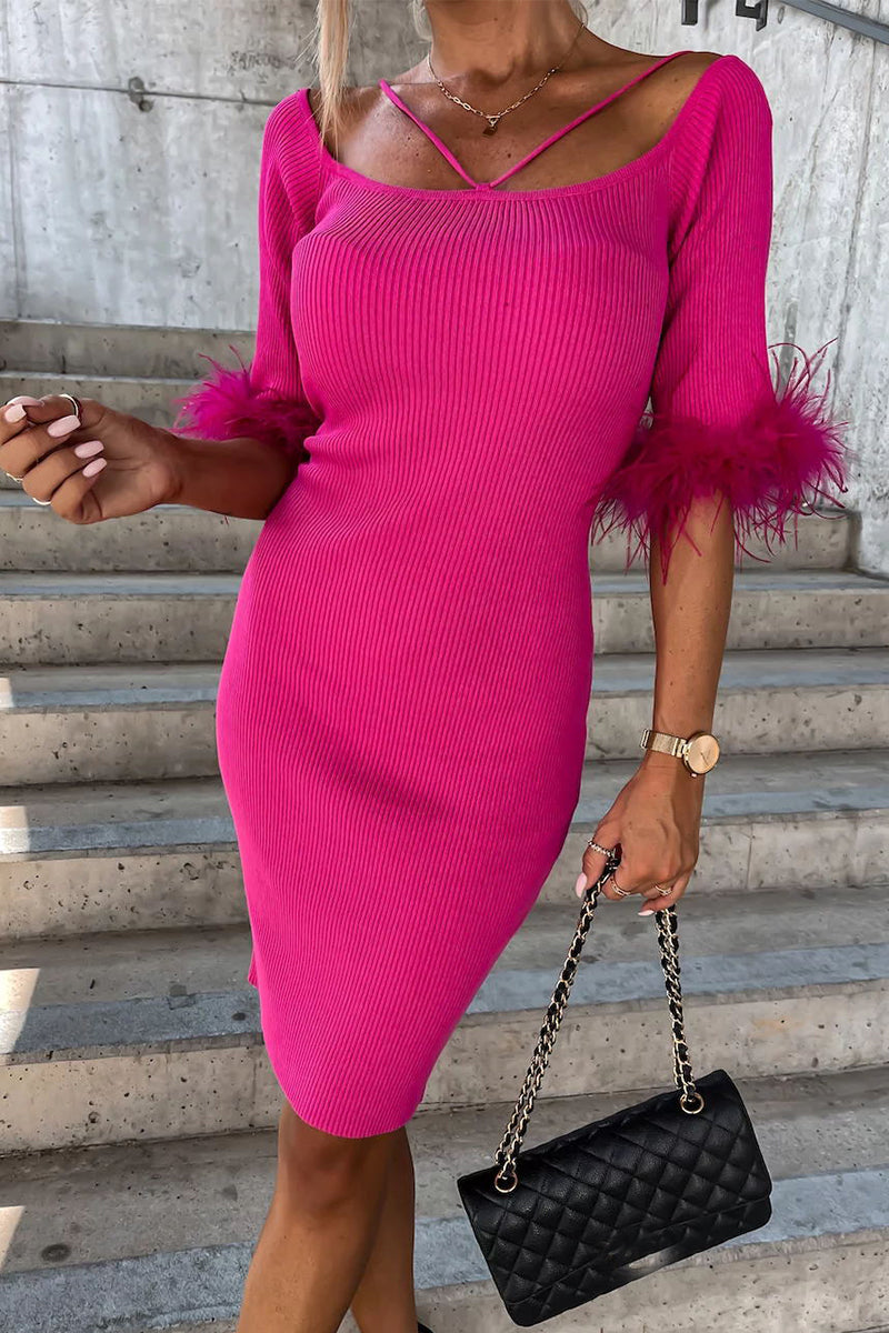 Stilla | Sød Off the Shoulder Blyantskirt Kjoler