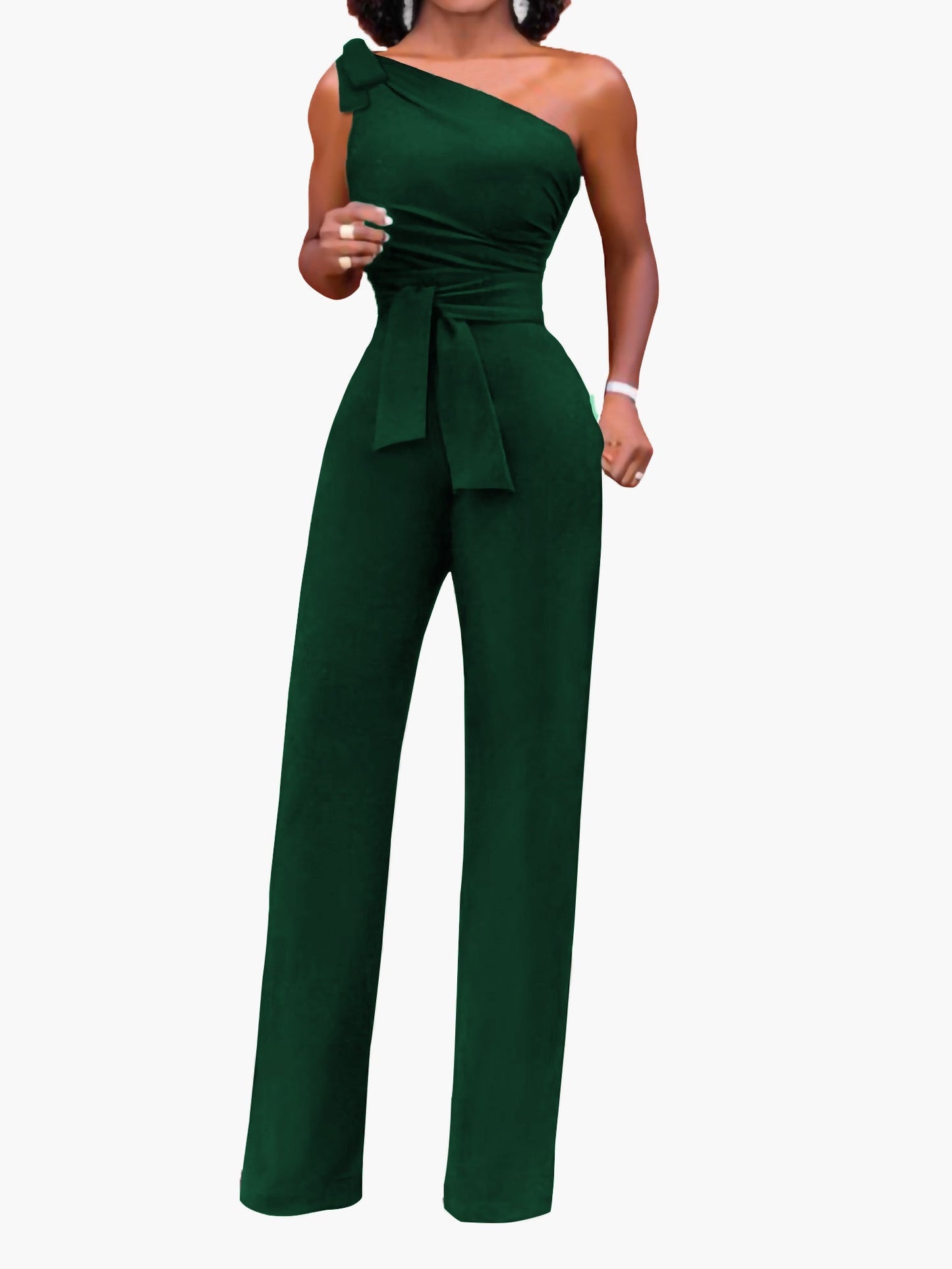 Stilla | Kvinders Playsuits Én Skulder Snøre Playsuits