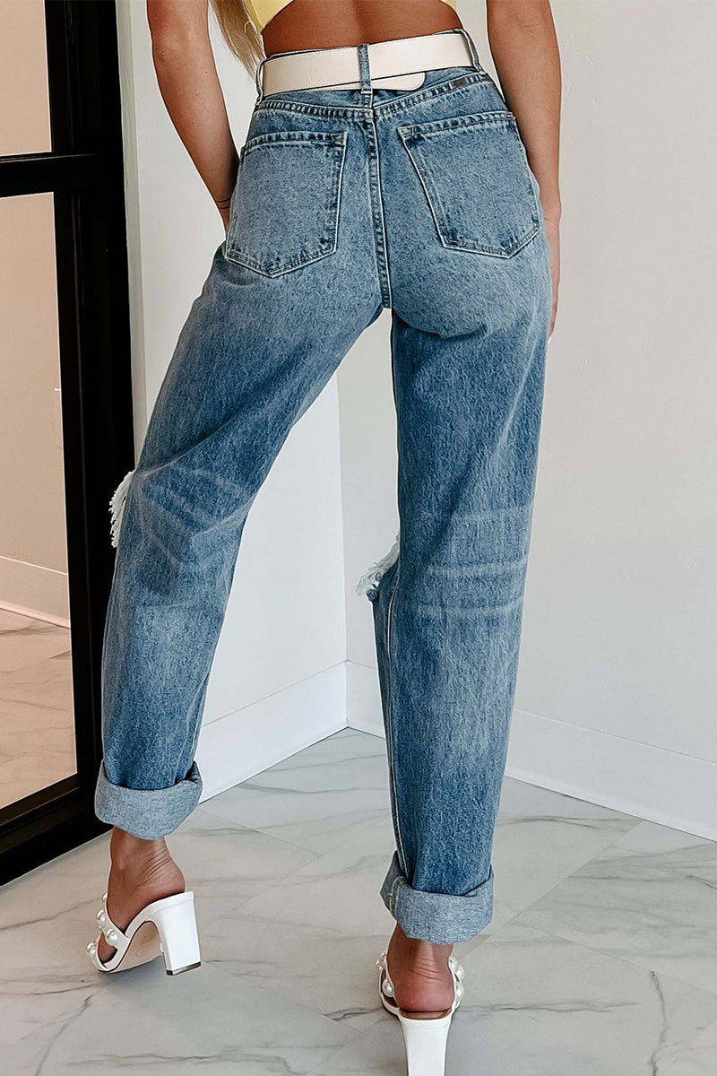 Stilla | Sexy Patchwork Revnet Denim Jeans