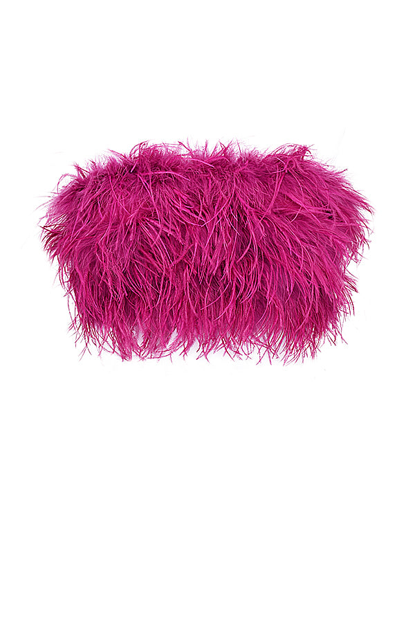 Stilla | Lys Pink Bandeau Med Pailletter Og Maxi Nederdel