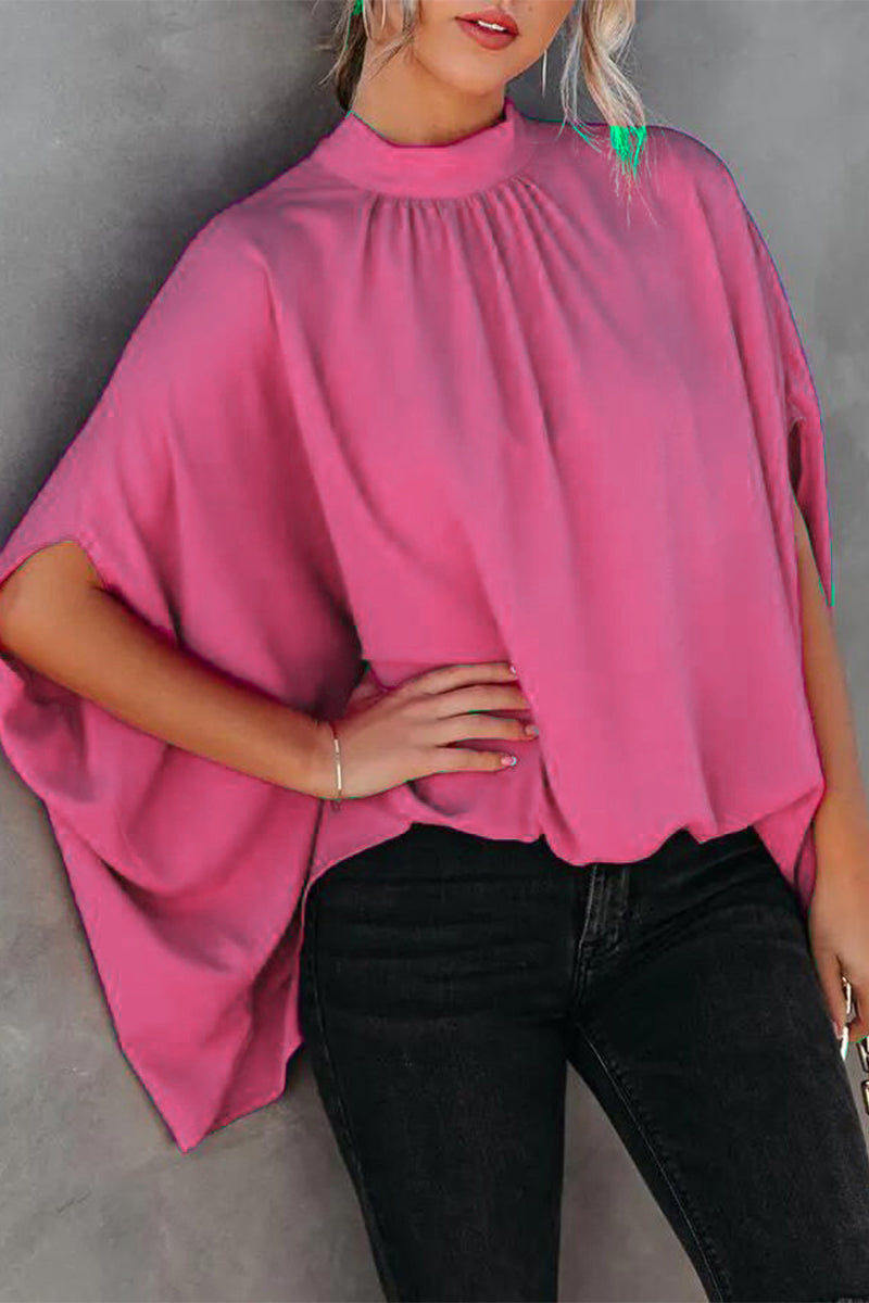 Stilla | Afslappet Print Print O Hals Bluser
