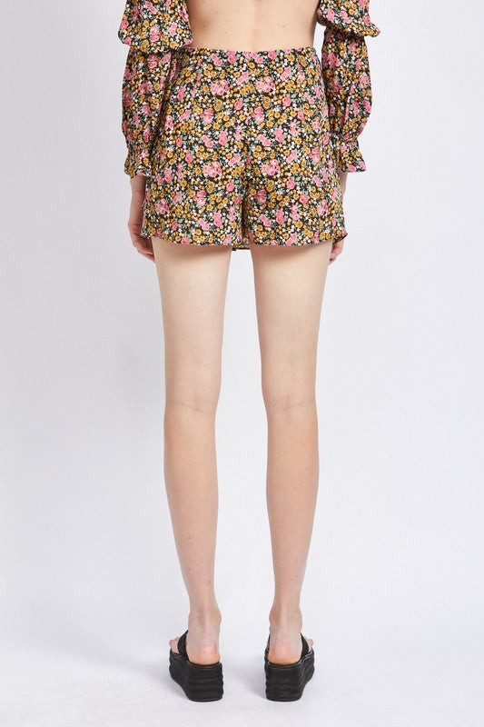 Stilla | Blomster Flæse Skort