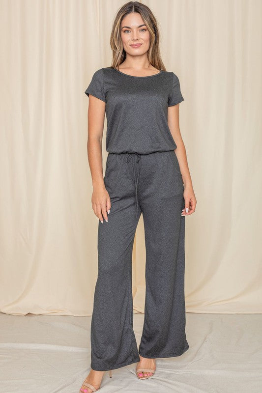 Stilla | Ærmeløs Jumpsuit M/lomme